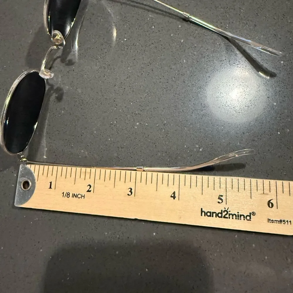 Foster Grant Polarized Round Sunglasses | Gold Metal Frame | NWT